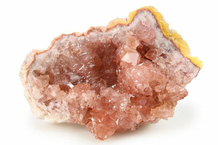 Sparkly Pink Amethyst Geode Section - Argentina #271314